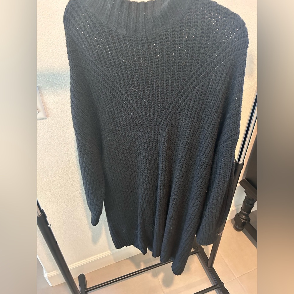 Old Navy Women's Dark Knit Sweater Dress, XL